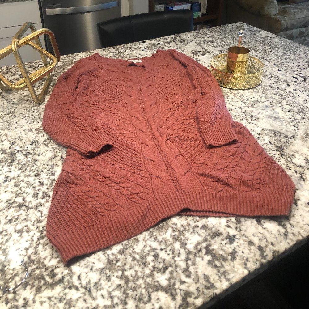 Pink Rose Rust Color Dress Size Large - Picture 6 of 6